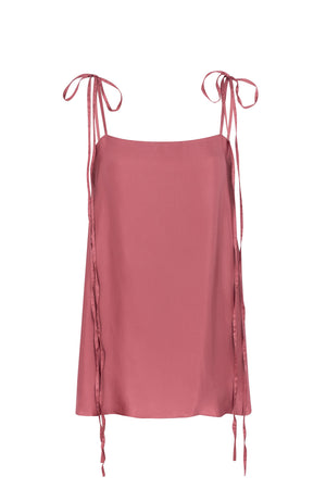 Top Cetim - Rosa Blush