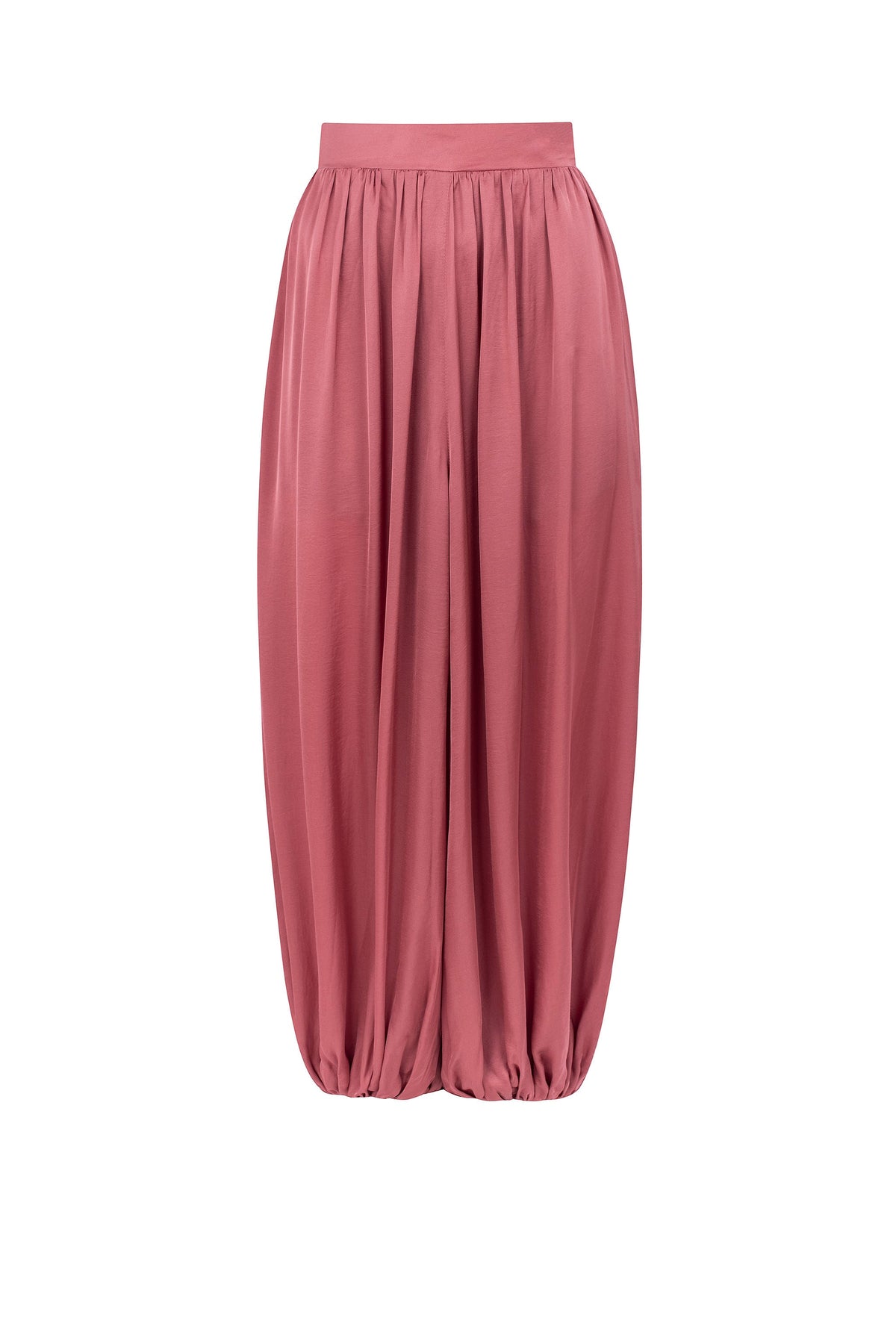 Calça Aladdin Babados - Rosa Blush