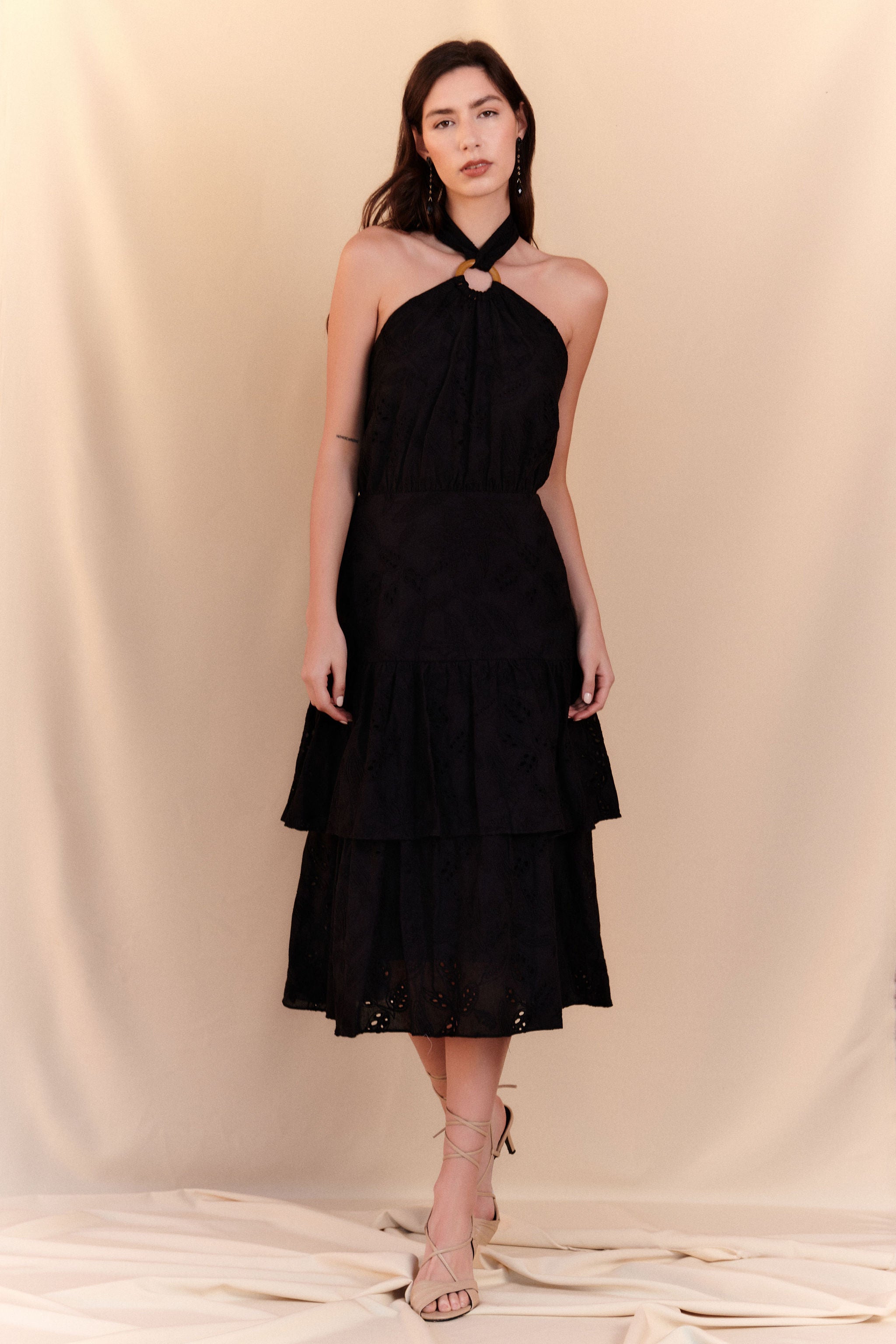 Vestido Papoula Laise - Preto